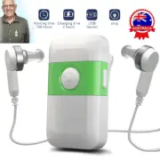 Portable Hearing Aids Sound Voice Amplifier In Ear Hearing Enhancer Pocket White