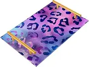 Leopard Print Pattern Decorative Breakfast Tray with Handles Flat Serving Tray for Jewelry Perfume for Tea Trays Serving bandeja para Comer