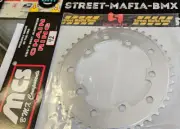 MCS CHAINRING Silver BMX BIKE SPROCKET 42t USA MADE! GT Haro SE Race Redline new