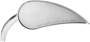 Arlen Ness Micro Die-Cast Rad III Teardrop Mirror Die-Cast Stem - Chrome Right