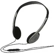 Verbatim Multimedia Headset with Inline Mic Grey and Black