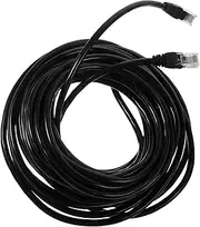 High Cable Cat6a 8 Computer Router Cable Stable Fast Ethernet Cord for Internet Streaming Easy Installation Black 10m