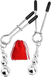 Pendant Nipple Clamps Nipple Heavy Weights Body Clamps Non-piercing Adjustable Nipple Clip for Pressure Breast Clamps Sex Body Clamps