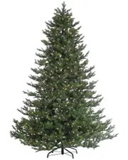 Sterling Tree Company 7.5ft Pre-Lit Natural Cut Rockford Pine With 700 Clear Lights