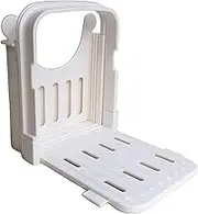 Adjustable Bread Slicer White Toast Slicer Cutting Guide Foldable