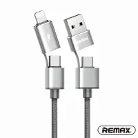 在飛比找Yahoo奇摩購物中心優惠-REMAX USB/lightning/Type-C四合一快