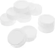 WATIIFUFU Wide Mouth Lids for Milk Bottle 10pcs Silicone Ring Jar Lids for Fresh Milk Storage