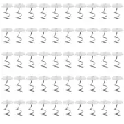 50 Pcs Bedskirt Pins Clear Heads Twist Pins for Upholstery Slipcovers Bedskirts