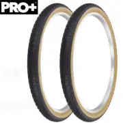 PRO+ Bicycle 24" x 1.75" BLACK/GUM COMP III (2) TIRES BMX TIRE BIKE