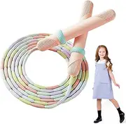 Skipping Rope – Workout Beaded Jump Rope, Portable Speed Jumper | Adjustable Fitness Cord, Lightweight Training Tool, Cardio Exercise Ropes, Durable Gym Accessory, Indoor Outdoor Routine Gear