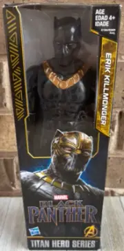 Black Panther Marvel Avengers Erik Killmonger Titan Hero Series Action Figure