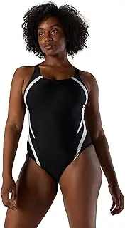 Speedo Women's Swimsuit One Piece Creora Highclo Quantum Splice High Cut Solid