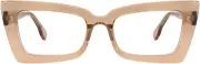 Retro Thick Blue Light Blocking Glasses, Acetate Rectangle Glasses Frame for Wom