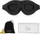 ALASKA BEAR Memory Foam Sleep Mask with 3D Molded Cups, a Contour Pillow for ...