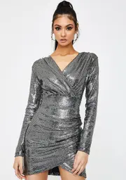 [Kiki Riki] Liquid Mercury Sequin Dress