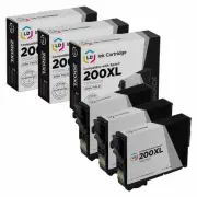 LD 3PK Replacement Black Ink for Epson 200 XL 200XL T200XL120 XP-200 XP-300