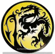 Viking Sun Dragon Design Wooden Shield Battle Ready Armor Round Shield