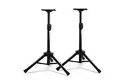 Set of 2 Adjustable 120CM Speaker Stand - Black