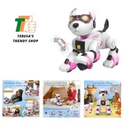 Robot Dog Toys for Kids, Remote Control Dog Robot, Voice & Touch Control, Pro...