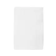 White Bassinet Fitted Sheet with a Flat Sheet Sewed Attached