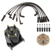 ACDelco Ignition Kit Distributor Rotor Cap Wire Spark Plugs Gap .060 for Chevy
