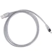 5X(1.5M USB To IEEE 1394 4 Pin Firewire DV Adapter Cable Converter For PC9123