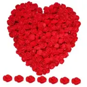 pcs Mini Artificial Rose Artificial Fake Rose Head Foam Artificial Rose 200 Red