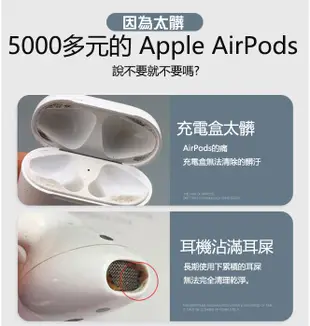 【好物嚴選】Apple AirPods 藍芽耳機萬用清潔組 第二代升級版 (4折)
