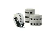 Compatible Brother DK-22210 White Label Tapes 29mm x 30.48m Continuous Length 5+1