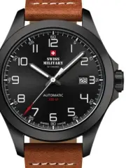 Swiss Military SMA34077.05 Automatic Mens Watch 42mm 10ATM