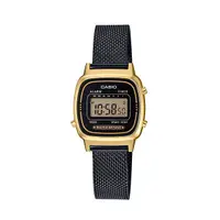在飛比找蝦皮商城優惠-CASIO 卡西歐 熱銷復古小金錶×黑框 方形數位電子錶LA