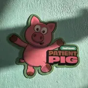 VeeFriends Stickers - Patient Pig Sticker