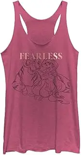 [Disney] Princesses Fearless Women's Racerback Tank Top