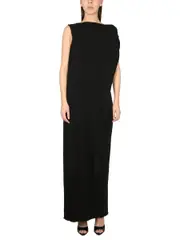 [Alberta Ferretti] Alberta Ferretti-Sustainable Organzine Dress-Donna 42