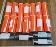 Tulle Roll 6"x25 Yards 14 orange 2 Glitter black 2 black 18 total rolls TUTUs