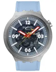 [Swatch] Big Bold Moment Watch in Blue SB07S122