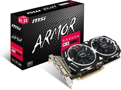 MSI Gaming Radeon RX 570 256-bit 4GB GDRR5 DirectX 12 VR Ready Graphcis Card-NEW