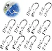 10 PCS Stainless Steel Swimming Pool Cover Clips,for Aboves Ground Pools Solar Cover Clamps,Pool Solar Cover Clips,Solar Cover Attachment Clips