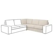 KIVIK corner section, Gunnared beige