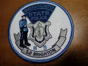 MASSACHUSETTS STATE POLICE SP BRIGHTON TROOP H H-5 BARRACKS PATCH