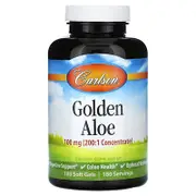 Carlson, Golden Aloe, 100 mg, 180 Soft Gels