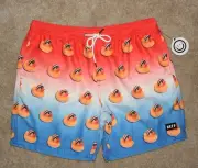 New Mens Neff Swim Trunks Large Rubber Ducky Headband Shorts