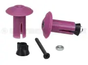 Jive Handle "Grip Locks" (1st gen) Bicycle Handlebar Bar Ends (PAIR) PURPLE