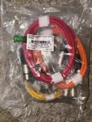 GLS Audio 6ft Patch Cable Cords - XLR Male to XLR Female Color Cables - 6' Ba...
