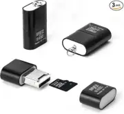 [3 Pack] Card Reader for Android,Micro SD Card to USB Adapter, TF Card Reader...