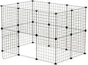i.Pet Pet Playpen Enclosure Cage 20 Panels Puppy Fence Play Pen Foldable Metal