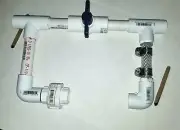 Manifold for 3/4 Venturi Fertilizer Injector for garden drip irrigation.