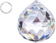 Suncatchers Clear Glass Crystal Ball Prism Feng Shui Lamp Hanging Drop Chandelie