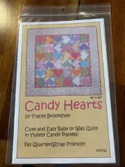 Candy Hearts Quilt Pattern Tracey Brookshier New Valentines (brk112)