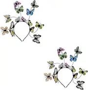 [Beavorty] Butterfly Headband for Women Lightweight and Comfortable Hair Accessory for Tea Parties Weddings and Birthdays Design for Versatile Styling